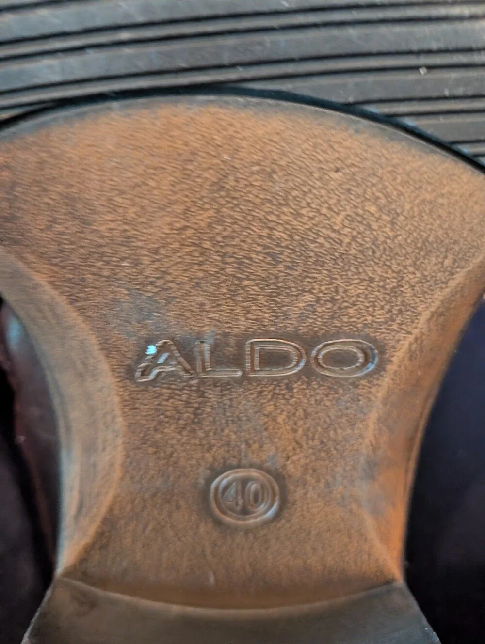 ALDO Tall Brown Leather Women's Riding Boots Size 9